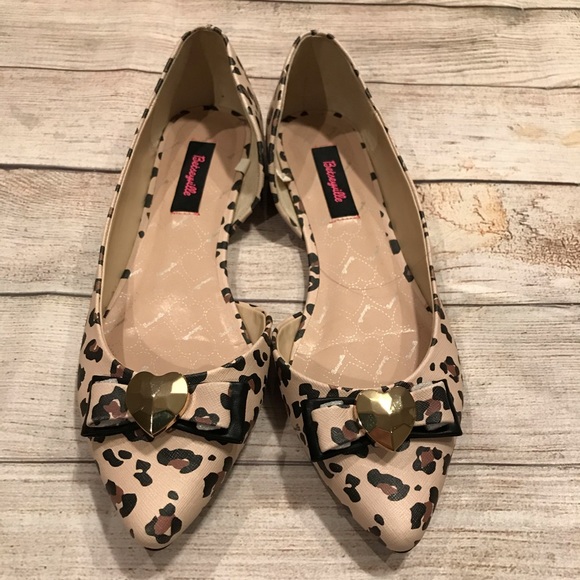 Betsey Johnson Shoes - NWOT Betseyville Leopard Flats Size 9